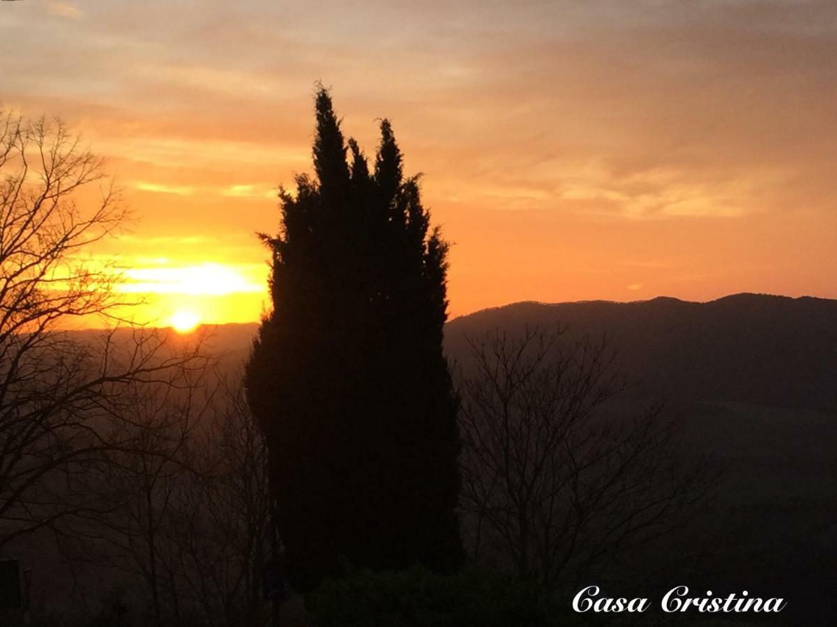 Casa Cristina Apartment Radicondoli ภายนอก รูปภาพ